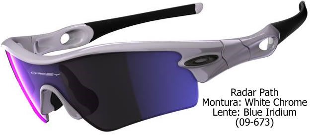 Radar Path White Chrome/ Blue Iridium (09-673)